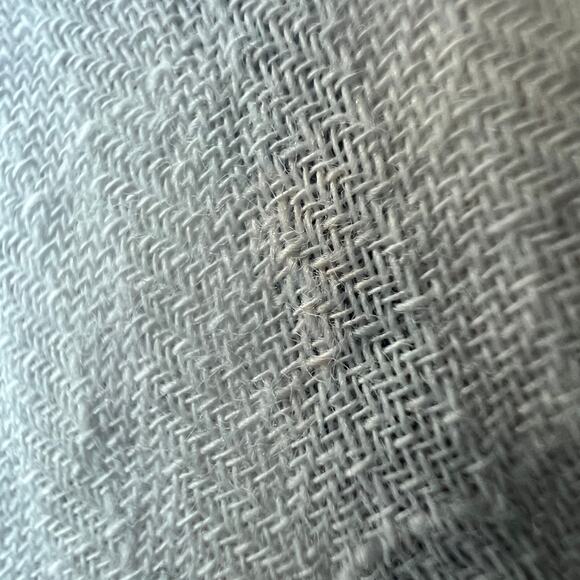 J Crew Puff Sleeve Top In Sheer Gauze Womens Medium White Striped - Picture 11 of 11